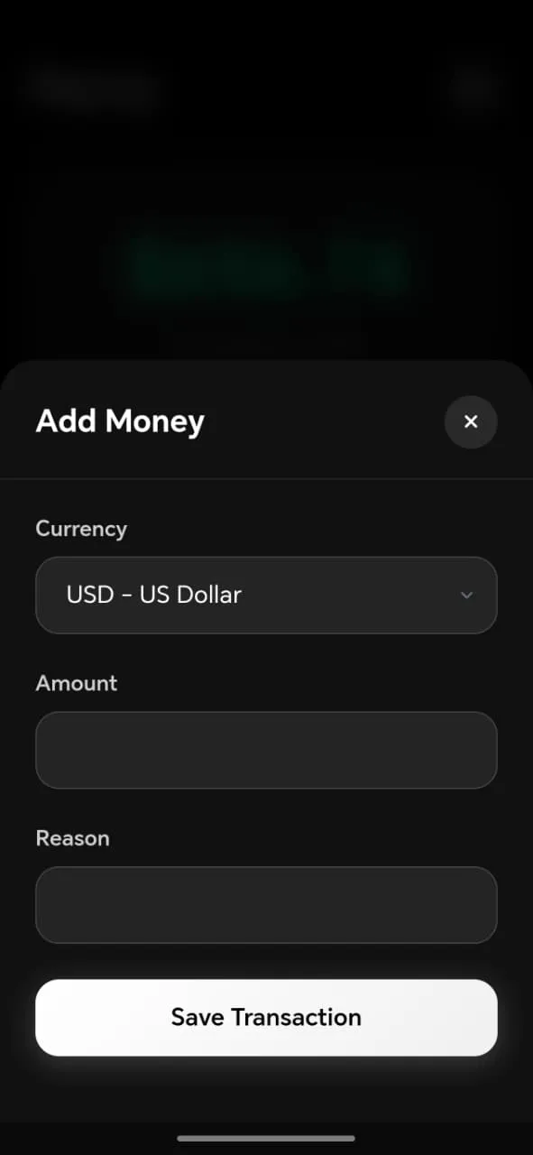 Adding money