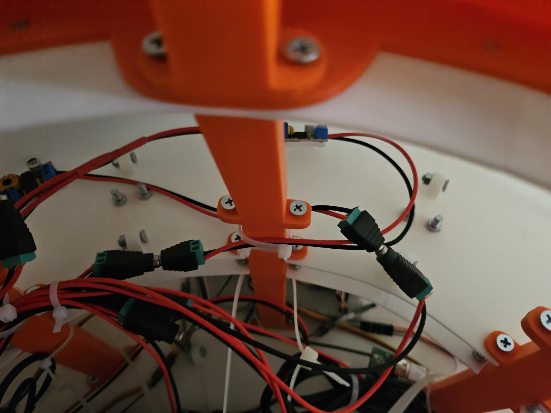 Power distribution — buck converters and DC feeds