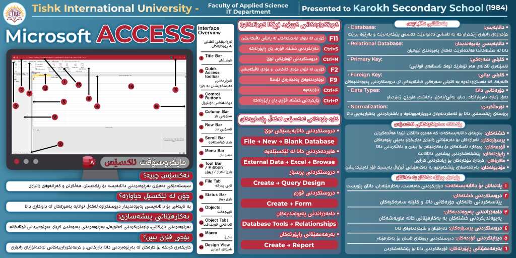 Microsoft Access Educational Poster